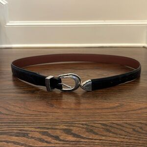 Men’s black onyx belt by Brighton size 38